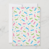 Party Ballon Tiere Geburtstagseinladungen Einladung (Rückseite)