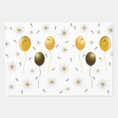 Party Ballons Geschenkpapier Set (Vorderseite 3)