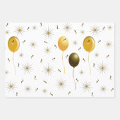 Party Ballons Geschenkpapier Set (Vorderseite 2)