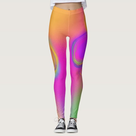 Party Balloon Design Leggings (Vorderseite)