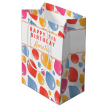 Party Balloon Pattern Kid`s Geburtstag