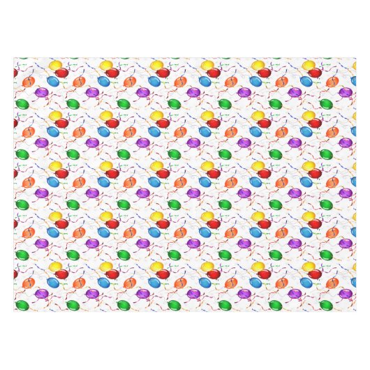 Party Balloon Tablecloth Tischdecke (Vorderseite (Horizontal))