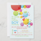 Party Balloons Einladung (Vorderseite)