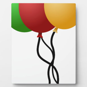 Party Balloons Fotoplatte