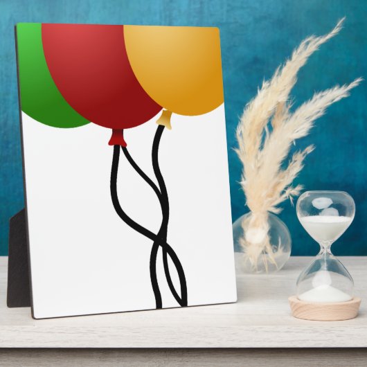 Party Balloons Fotoplatte (Seite)