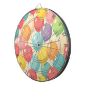 Party balloons in different colors dartscheibe (Vorderseite rechts)
