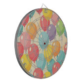 Party balloons in different colors dartscheibe (Vorderseite Links)