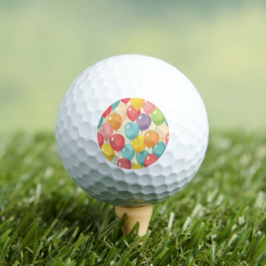 Party balloons in different colors golfball (Insitu T-Shirt)