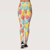 Party balloons in different colors leggings (Rückseite)