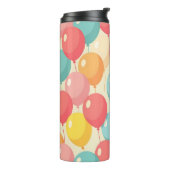 Party balloons in different colors thermosbecher (Nach links gedreht)