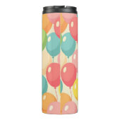 Party balloons in different colors thermosbecher (Rückseite)