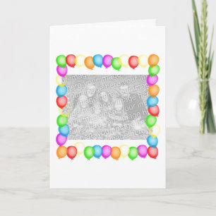 Party Balloons Karte