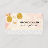 Party-Balloons / Masquerade-Masken / Damaskus-Must Visitenkarte (Vorderseite)