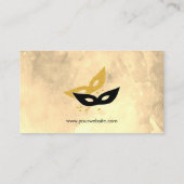 Party Balloons / Masquerade Masken (Führungskraft) Visitenkarte (Rückseite)