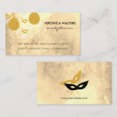 Party Balloons / Masquerade Masken (Führungskraft) Visitenkarte (Vorne/Hinten)