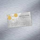 Party Balloons / Masquerade Masken Magnetische Visitenkarte (Beispiel)