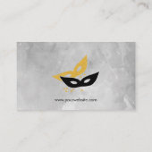 Party Balloons / Masquerade Masken Visitenkarte (Rückseite)