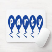 Party Balloons Mousepad (Mit Mouse)