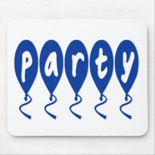 Party Balloons Mousepad