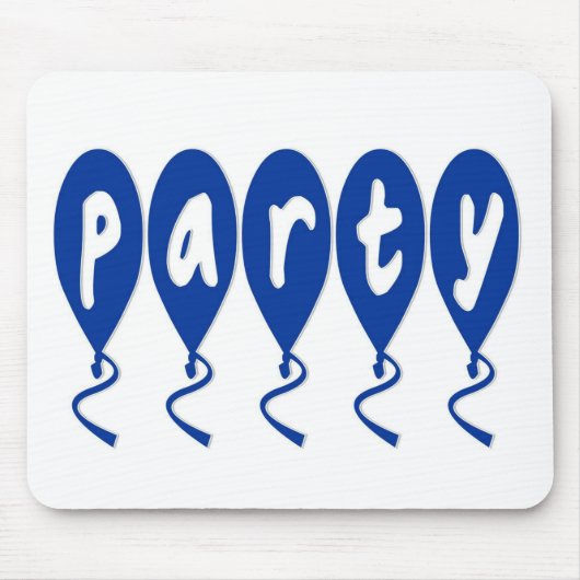 Party Balloons Mousepad (Vorne)