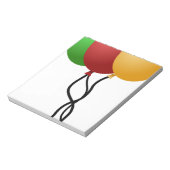Party Balloons Notizblock (Rotiert)