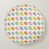 Party Balloons Rond Kussen Rundes Kissen (Rückseite)