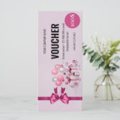 Party Balloons Rosa Gutschein (Stehend Vorderseite)