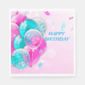 Party Balloons Serviette (Vorderseite)