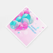 Party Balloons Serviette (Ecke)