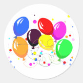 Party Balloons Stickers (Vorderseite)