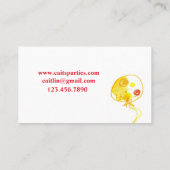 Party-Balloons Visitenkarte (Rückseite)