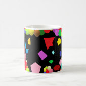 Party-Balottendesign Rot und andere Farben Kaffeetasse (Mittel)