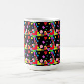 Party-Balottendesign Rot und andere Farben Kaffeetasse (Mittel)