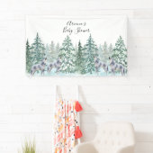Party-Banner "Forest Animals Baby Shooting" Banner (Insitu)