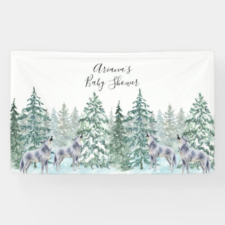 Party-Banner "Forest Animals Baby Shooting" Banner
