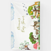 Party-Banner "Forest Animals Baby Shooting" Banner (Vertikal)