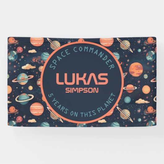 Party-Banner - Fügen Sie Ihren Text hinzu! Banner (Horizontal)