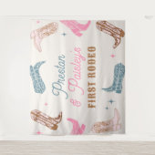 Party-Banner für bearbeitbaren Western Wandteppich (Vorderseite)