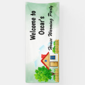 Party-Banner für den Hausbau Banner (Vertikal)