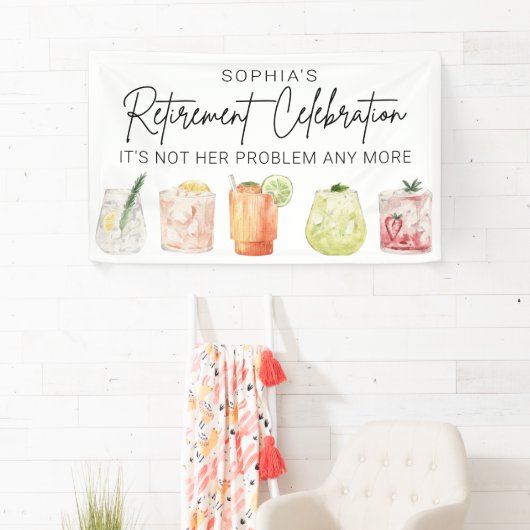 Party-Banner für die Ruhestandsversicherung, Party Banner (Insitu)