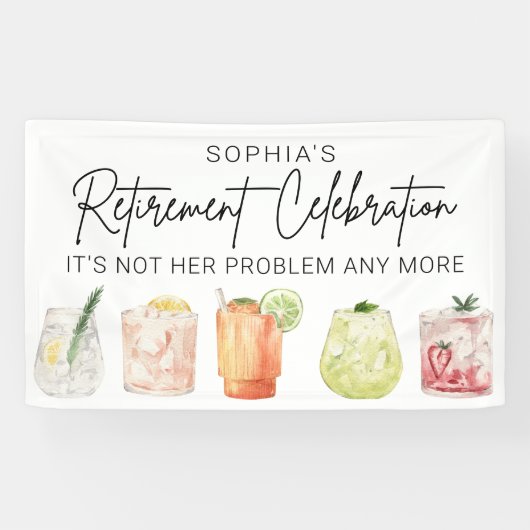 Party-Banner für die Ruhestandsversicherung, Party Banner (Horizontal)