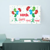 Party-Banner für Nierentransplantation zum Jahrest Banner (Messeveranstaltung)