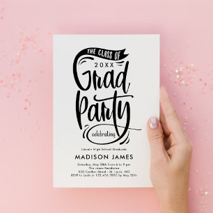 Party Banner Graduation Party Einladung
