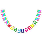 Party Banner/Regenbogen und Polka Docks Wimpelkette (Alle)