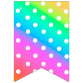 Party Banner/Regenbogen und Polka Docks Wimpelkette (Erste Fahne)