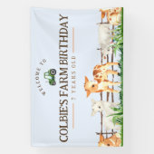 Party-Banner - Tiere in Zoos Banner (Vertikal)
