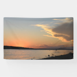 Party Banner with Sunset desugn (part if collectio