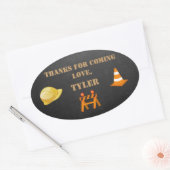 Party Bau Danke, Aufkleber (Umschlag)