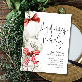 Party Baubles Holiday Party Feiertagskarte