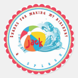 Party Beach Ball Sticker für Pool